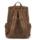 Дорожный рюкзак матовый Vintage 14887 Коньячный фото, картинка, изображение