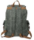 Рюкзак дорожный текстильный Vintage 20056 Зеленый фото, картинка, изображение