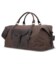 Дорожня сумка текстильна Vintage 20058 Коричнева - картинка, зображення, фото дорожньої сумки