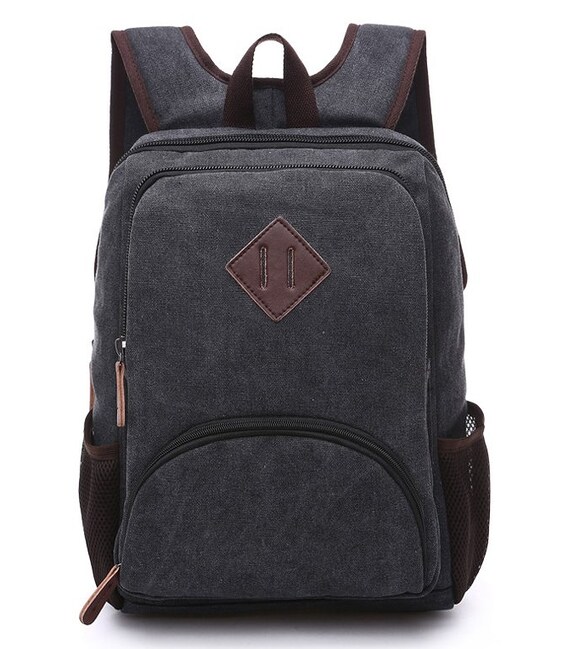 Рюкзак текстильний Vintage 20074 Чорний картинка, зображення, фото