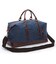 Текстильна дорожня сумка для поїздок спорту та подорожей Vintage 20083 Синя - картинка, зображення, фото дорожньої сумки