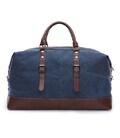 Текстильна дорожня сумка для поїздок спорту та подорожей Vintage 20083 Синя - картинка, зображення, фото дорожньої сумки