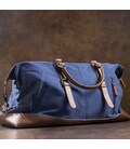 Текстильна дорожня сумка для поїздок спорту та подорожей Vintage 20083 Синя - картинка, зображення, фото дорожньої сумки