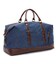 Дорожная сумка текстильная средняя Vintage 20084 Синяя фото, картинка, изображение