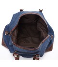 Дорожня сумка текстильна середня Vintage 20084 Синя картинка, зображення, фото