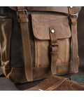 Рюкзак комбинированный дорожный Vintage 20113 Серый фото, картинка, изображение