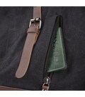 Дорожная сумка текстильная большая Vintage 20166 Черная фото, картинка, изображение