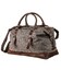 Дорожная сумка текстильная Vintage 20169 Серая фото, картинка, изображение
