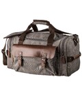 Текстильна дорожня сумка для поїздок спорту та подорожей Vintage 20191 Сіра - картинка, зображення, фото дорожньої сумки
