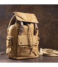 Рюкзак текстильный походный Vintage 20134 Коричневый фото, картинка, изображение