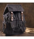 Рюкзак текстильный походный Vintage 20135 Черный фото, картинка, изображение