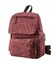 Женский текстильный рюкзак для города прогулок и повседневного использования Vintage 20195 Малиновый фото, картинка, изображение