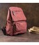 Женский текстильный рюкзак для города прогулок и повседневного использования Vintage 20195 Малиновый фото, картинка, изображение