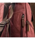 Женский текстильный рюкзак для города прогулок и повседневного использования Vintage 20195 Малиновый фото, картинка, изображение