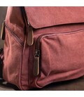Женский текстильный рюкзак для города прогулок и повседневного использования Vintage 20195 Малиновый фото, картинка, изображение