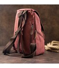 Женский текстильный рюкзак для города прогулок и повседневного использования Vintage 20195 Малиновый фото, картинка, изображение