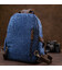 Рюкзак текстильный унисекс Vintage 20602 Синий фото, картинка, изображение