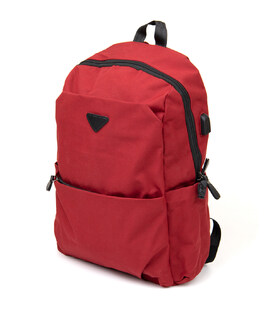 Текстильный рюкзак для ноутбука работы учебы и путешествий Vintage 20627 Малиновый фото, картинка, изображение