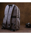 Текстильний рюкзак для ноутбука роботи навчання та подорожей Vintage 20628 Сірий картинка, зображення, фото