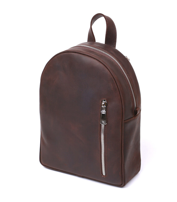 Универсальный матовый женский рюкзак Shvigel 16329 Коричневый фото, картинка, изображение