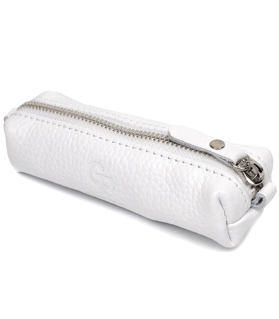 Замечательная кожаная ключница GRANDE PELLE 11671 Белый фото, картинка, изображение