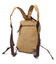 Удобный рюкзак для мужчин из плотного текстиля Vintage 22185 Песочный фото, картинка, изображение