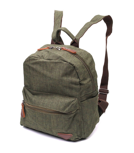 Практичный мужской рюкзак из текстиля Vintage 22242 Оливковый фото, картинка, изображение