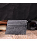 Стильный кард-кейс из натуральной кожи ST Leather 22447 Черный фото, картинка, изображение