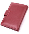 Практичная визитница из натуральной кожи ST Leather 22468 Бордовый фото, картинка, изображение