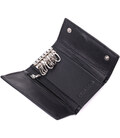 Практичная ключница из натуральной кожи ST Leather 22483 Черный фото, картинка, изображение