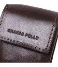 Оригинальная ключница в виде футляра из натуральной кожи GRANDE PELLE 22570 Коричневый фото, картинка, изображение