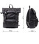 Текстильний рюкзак для ноутбука роботи навчання та міста FABRA 22582 Чорний картинка, зображення, фото