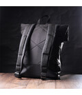 Текстильний рюкзак для ноутбука роботи навчання та міста FABRA 22582 Чорний картинка, зображення, фото
