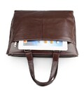 Кожаная мужская сумка для документов работы и города Vintage 14399 Коричневая фото, картинка, изображение
