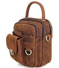 Сумка мужская Vintage 14416 в винтажном стиле Коричневая картинка, изображение, фото