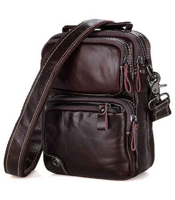 Сумка мужская Vintage 14435 Коричневая фото, картинка, изображение