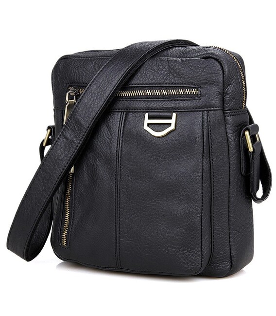 Сумка мужская Vintage 14436 через плечо Черная фото, картинка, изображение