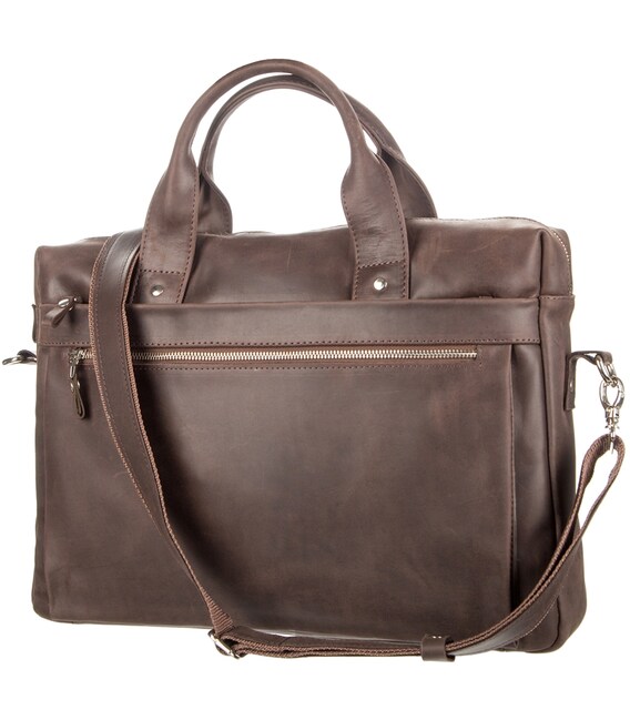 Сумка для ноутбука SHVIGEL 11026 Коричневая фото, картинка, изображение