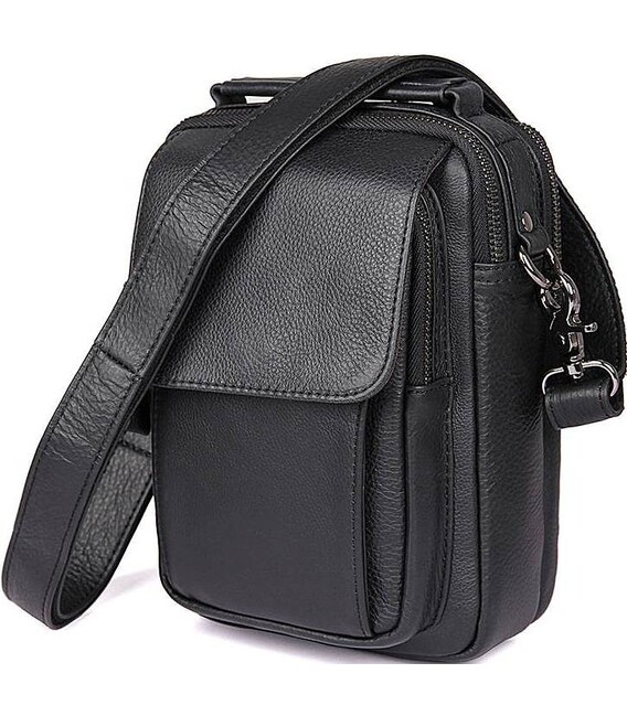 Сумка мужская Vintage 14518 Черная фото, картинка, изображение