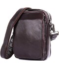 Шкіряна чоловіча сумка через плече для документів та міста Vintage 14544 Коричнева картинка, зображення, фото