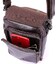 Шкіряна чоловіча сумка через плече для документів та міста Vintage 14544 Коричнева картинка, зображення, фото
