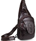 Сумка мужская Vintage 14559 из натуральной кожи Коричневая картинка, изображение, фото