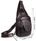 Сумка мужская Vintage 14559 из натуральной кожи Коричневая картинка, изображение, фото
