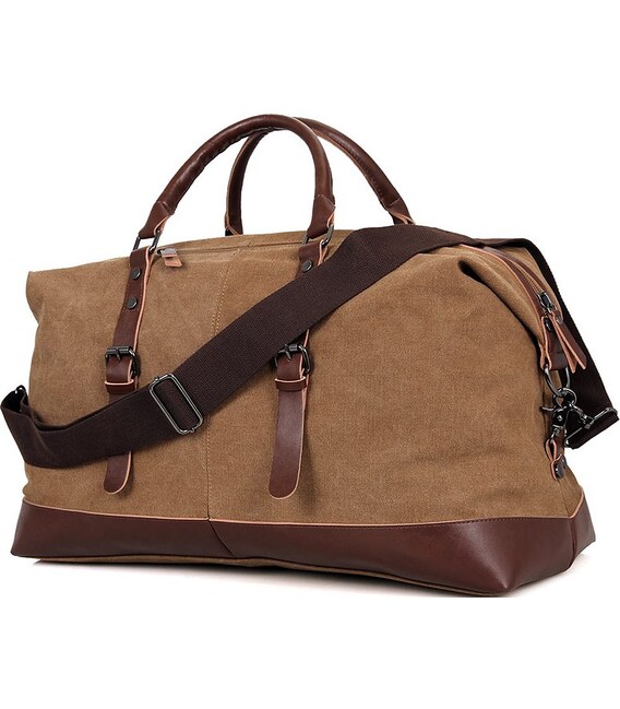 Сумка дорожная Vintage 14580 Коричневая фото, картинка, изображение