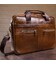 Сумка чоловіча Vintage 14626 шкіряна Коричнева картинка, зображення, фото