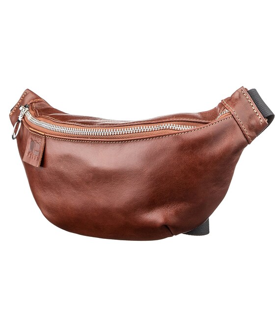 Поясная сумка GRANDE PELLE 11141 Коричневая фото, картинка, изображение