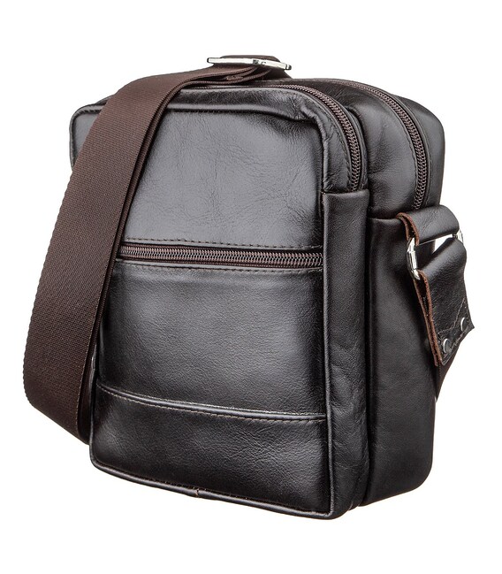 Сумка чоловіча SHVIGEL 11142 Коричнева картинка, зображення, фото