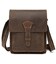 Сумка чоловіча вертикальна Vintage 14660 Коричнева картинка, зображення, фото