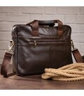 Сумка мужская под ноутбук Vintage 14670 Коричневая фото, картинка, изображение