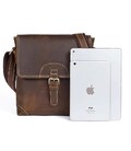 Мужская сумка для документов и города Vintage 14675 Коричневая фото, картинка, изображение